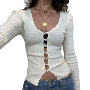 Urban Outfitters pearl button cardigan